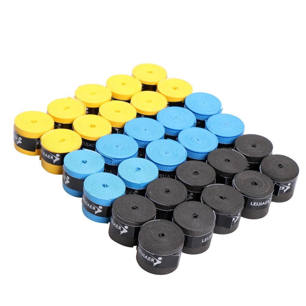 100/60/30/15/9/5 Pcs Racchetta Da Tennis Overgrip Anti-skid Sudore Nastro Avvolge di Badminton racchetta Corso Grip Canna Da Pesca Banda di Sudore Grip: 30Pcs