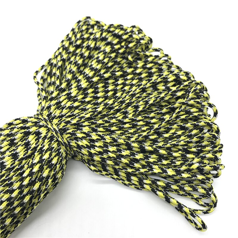 10 jardów/Lot 2mm linka spadochronowa smycz liny Mil Spec typu jeden Strand wspinaczka Camping Survival sprzęt DIY biżuteria, dzięki czemu: 35