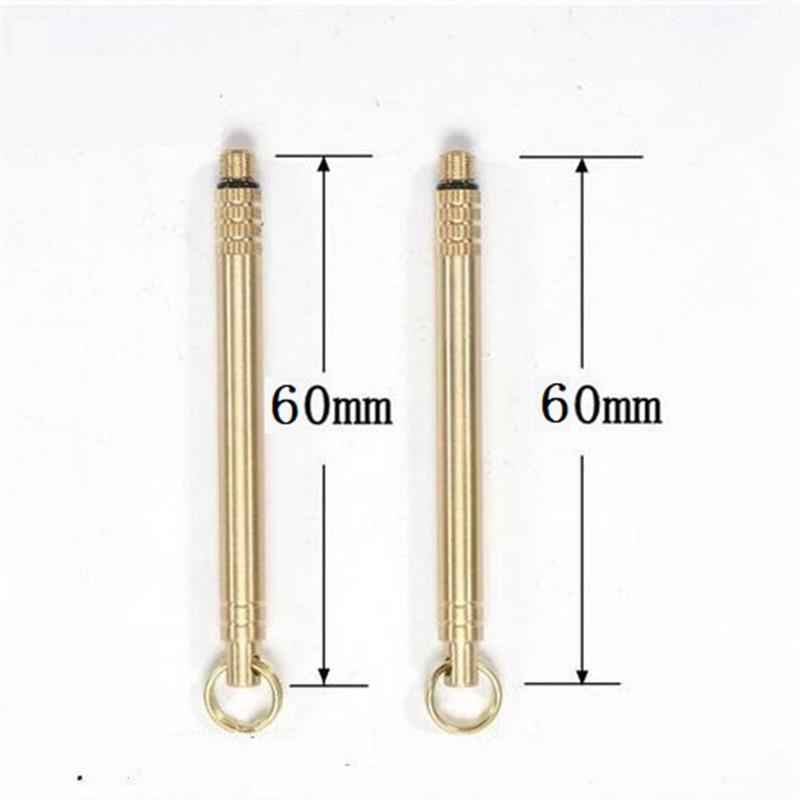 Titanium Toothpick Portable Brass Integrated Toothpicks Portable Fruit Pick Toothpicks Stronger Than Dental Floss
