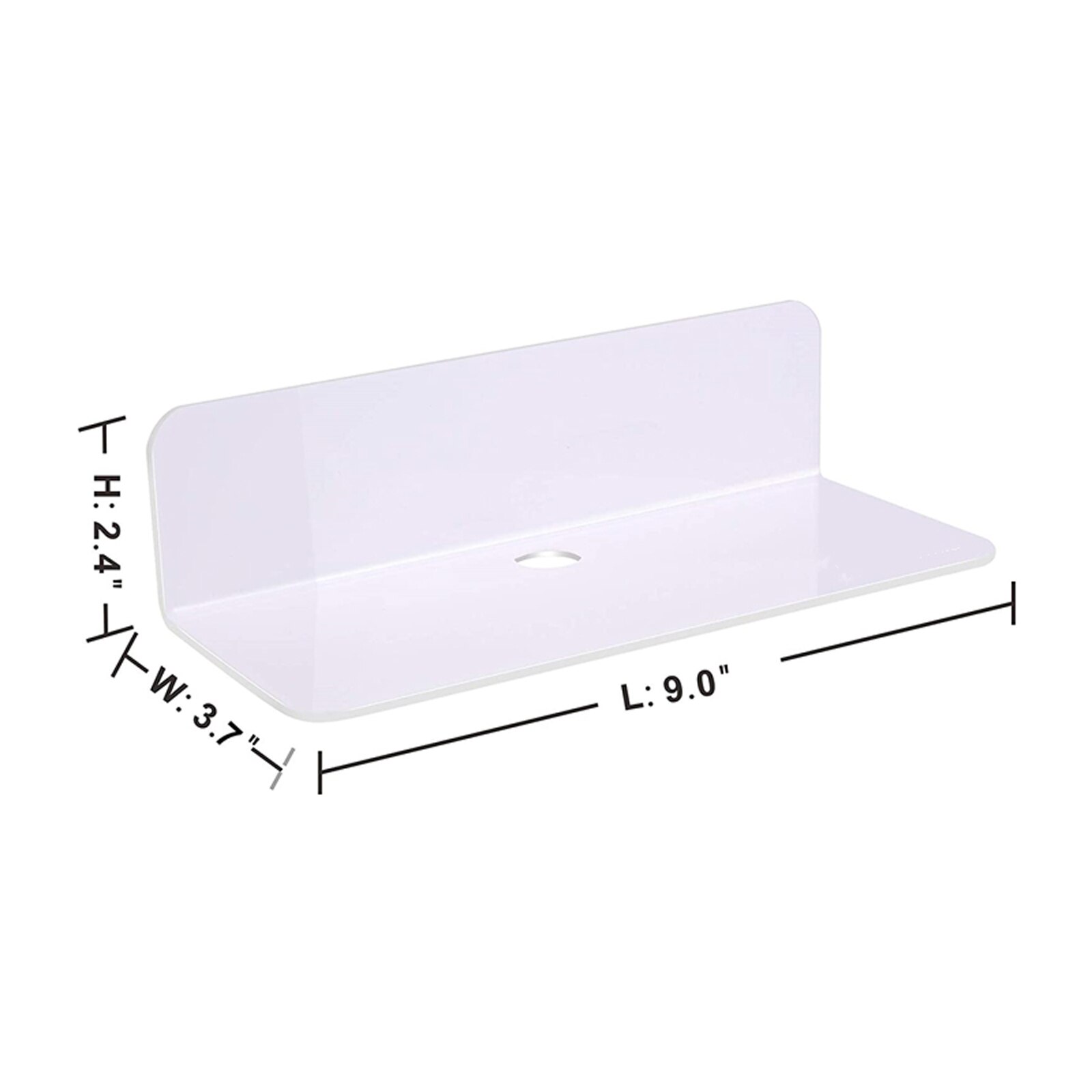 Acryl Drijvende Muur Planken Schade-Gratis Uitbreiden Muur Ruimte Kleine Display Plank Voor Schakelaar/Smart Speaker/Actie cijfers