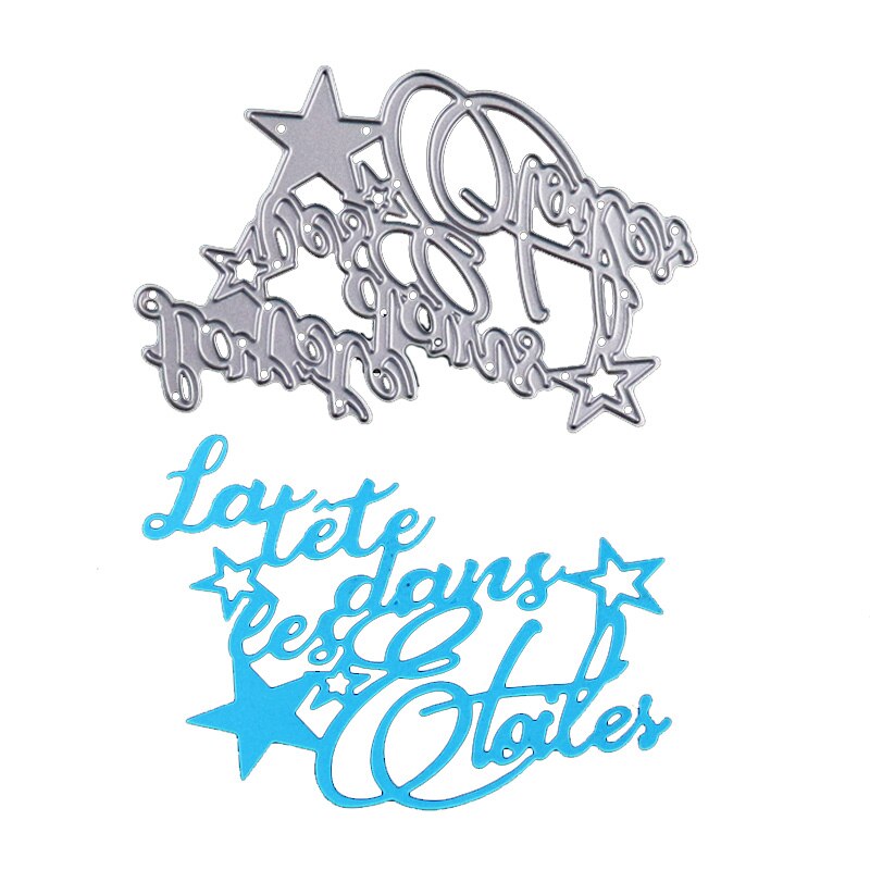 Dolce vita metalen snijmallen franse woordmallen la vie est belle letteralfabet knutselmallen scrapbooking voor doe-het-zelf kaartbenodigdheden