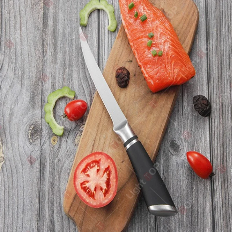 Cuchillo multifuncional de acero inoxidable para deshuesar filete, cuchillos de cocina profesionales, cuchillo para matar pescado, cuchillo para carne, cuchillo para fruta