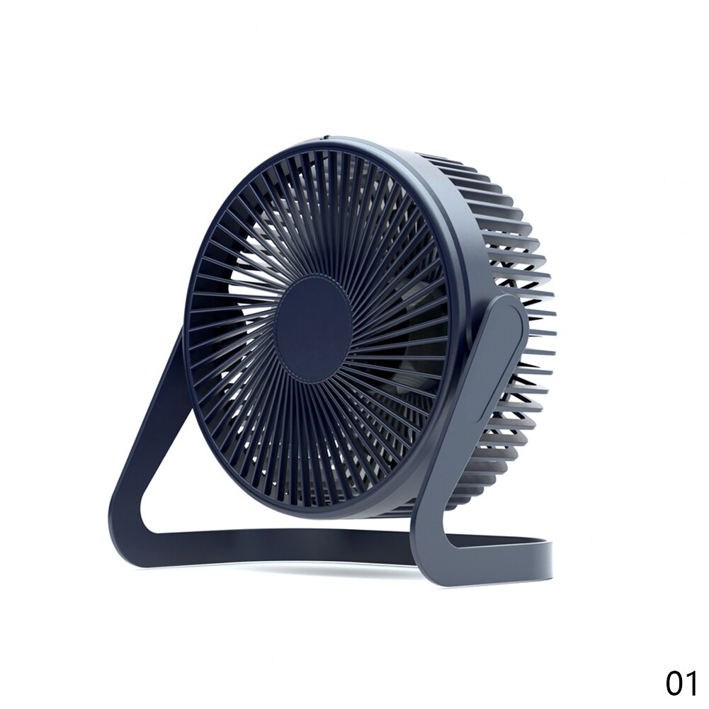 Portable DC 5V Small Desk USB Cooling Fan for PC / Laptop Computer Operation Super Mute Silent USB Mini Fans Cooler Peripherals: Dark Blue
