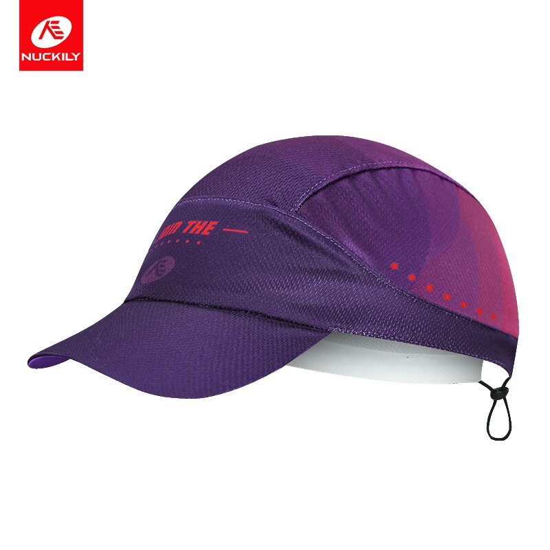 NUCKILY – casquette de cyclisme classique pour hommes et femmes, 13 styles au choix, chapeaux de vélo, taille libre, élastique, respirant,: PI30-purple