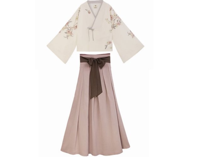 Kimono de manga larga para mujer, vestido tradicional coreano, Yukata, Hanbok, Hanfu estampado, algodón