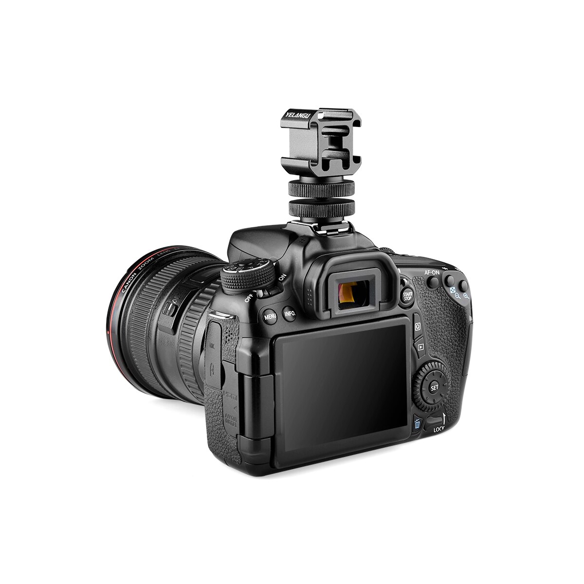 Koude Schoenen Bracket Drie-Head Shoe Cold Shoe Mount Bracket Extension Microfoon Vullen Light Stand Voor Dslr Camera accessoires