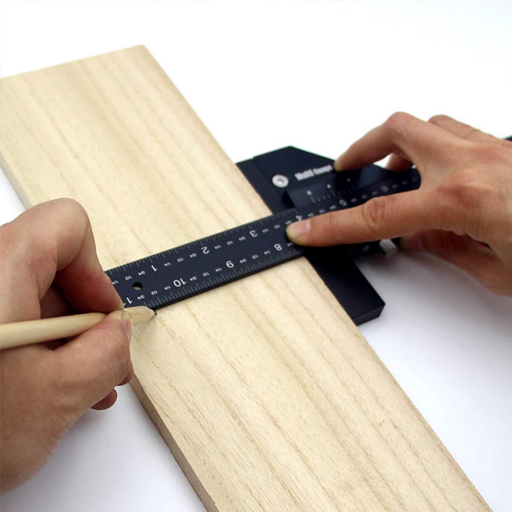 Carpentry Marking Vernier Caliper Home Measuring Tool Multifunction Multi Gauge Scriber Practical Woodworking Ruler