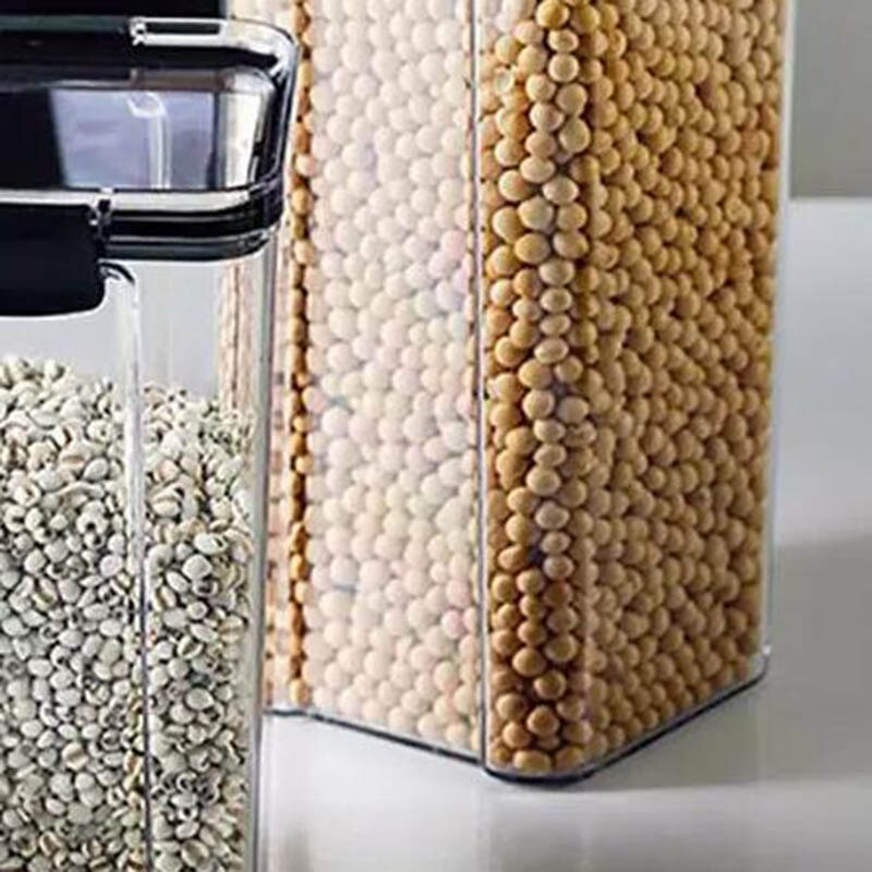 Transparent Airtight Cans, Whole Grains Airtight Box, Refrigerator Dry Food Storage Box