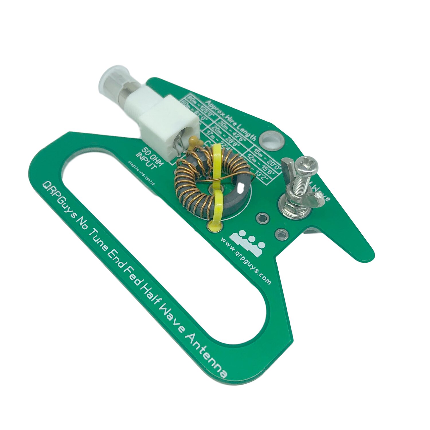 Portable No Tune End Fed Half Wave Antenna 50 Ohms 100mmx71mm DIY Kit