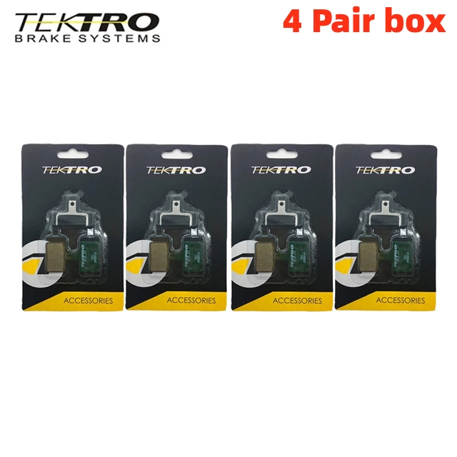 TEKTRO E10.11 MTB Fahrrad Scheibenbremsbeläge Harz Metall Pad für Shimano BR-M355 M375 M5395 M415 M475 M515 M525 MT200 Bremssysteme: Licht Grün