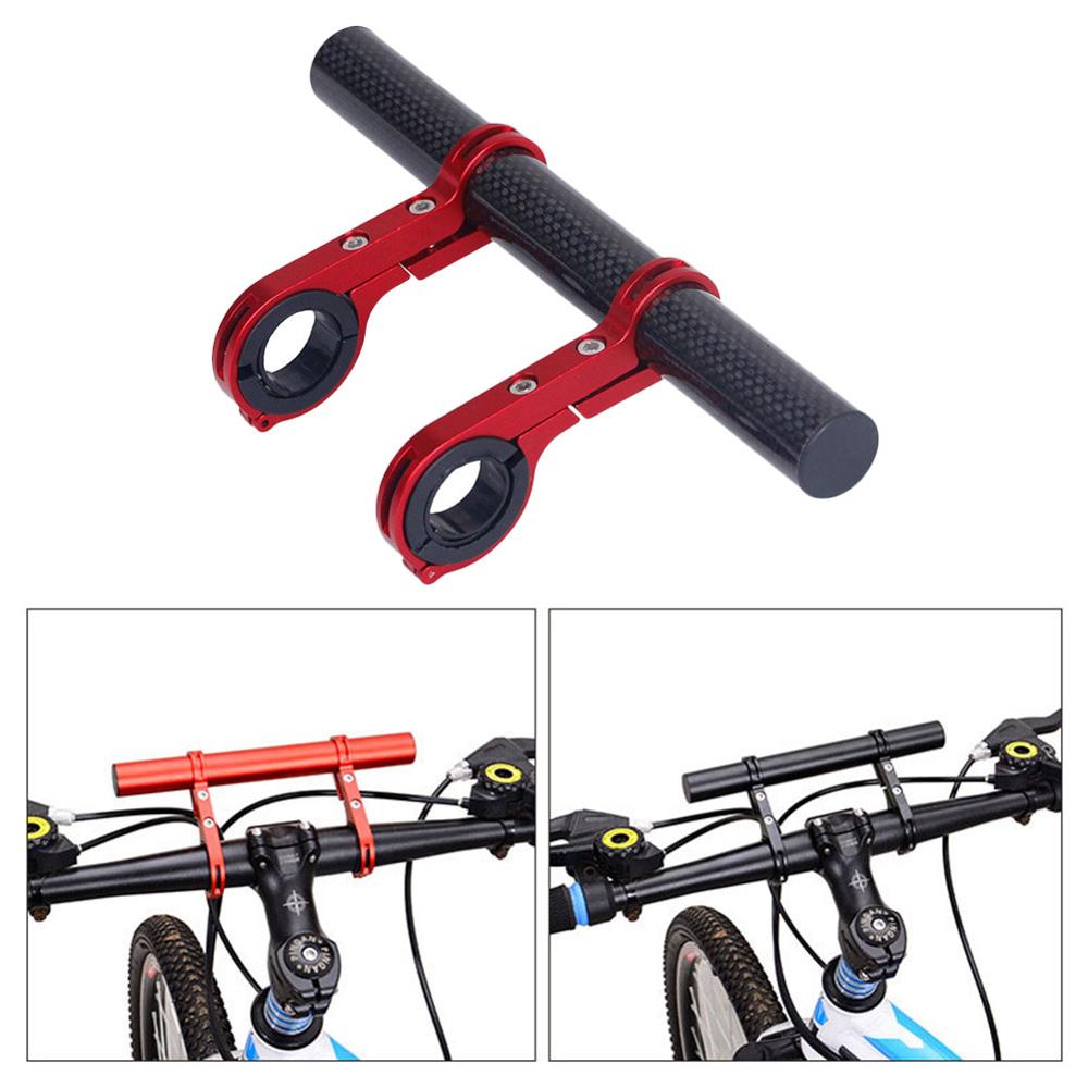 Stuur Extender Fiets Uitbreiding Fiets Dubbele Klem Beugel Aluminium/Carbon Fiber Extender Accessoires