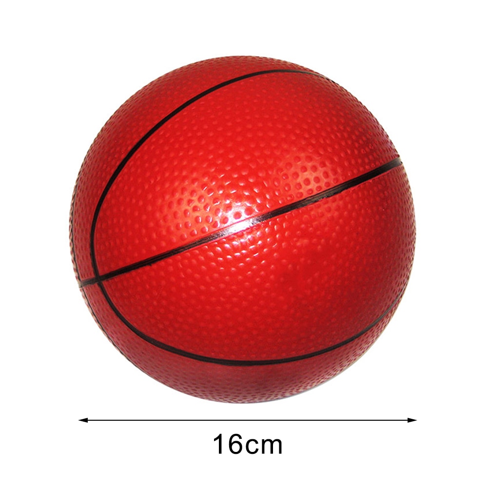 16cm Mini Rubber Basketball Outdoor Indoor Kids Entertainment Play Game Basketball Soft Rubber Ball For Children