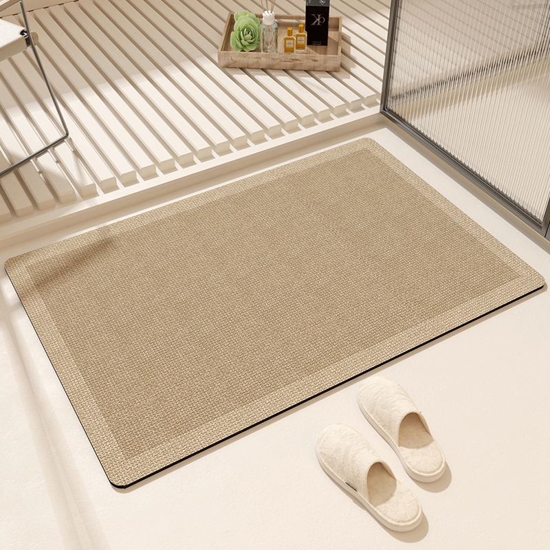 Bathroom diatom mud floor mat non-slip absorbent quick-drying foot mat household toilet entry toilet absorbent mat