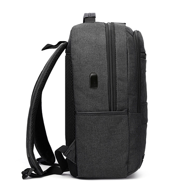 15.6 Inch Men Laptop Backpack Business Backpack Usb Charging Computer Backpacks Travel Large Capacity Nylon Men Bag