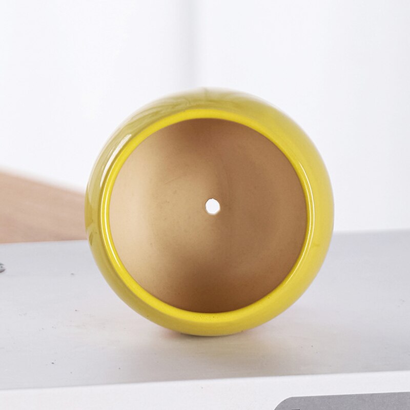 Koreańskie Macarons świeże ceramiczne sukulenty garnki zielone rośliny z otworami małe doniczkowe rośliny kreatywne kryty dekoracja biurka