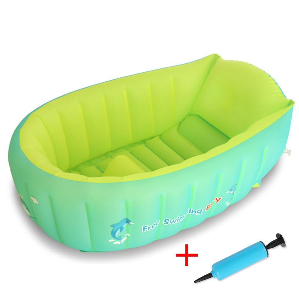 Baby Inflatable Bathtub Portable Infant Toddler Ba... – Grandado