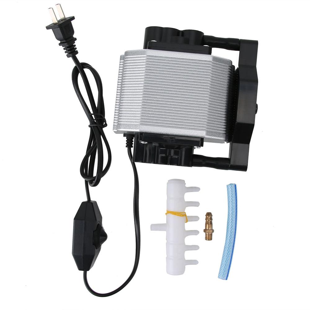 16w fisk pump akvarium luftpump stum legering justerbar syre luftare för fiskdamm akvarium 220-240v cn plugg