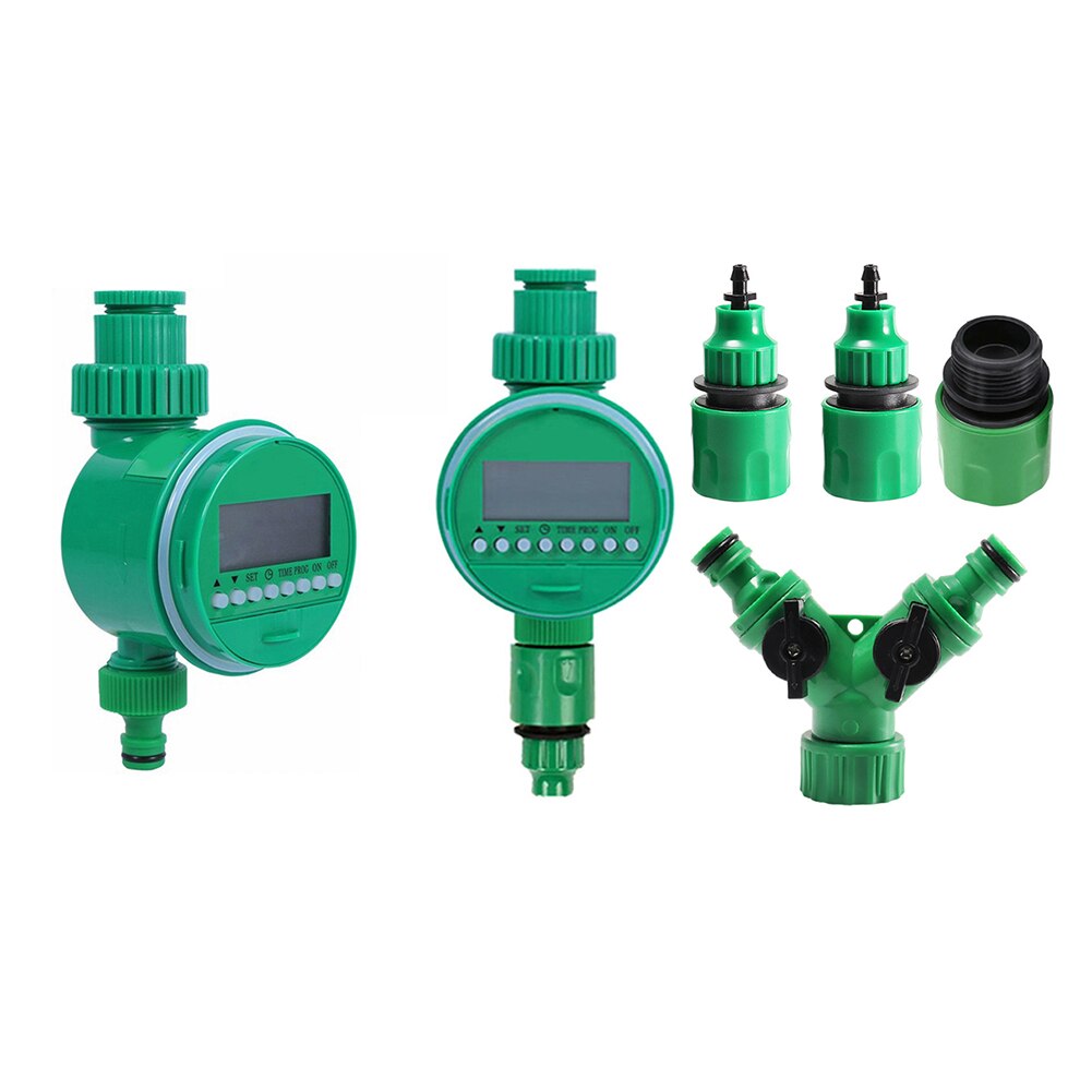 Automatic Irrigation Timer Garden Water Control Device Intelligence Valve Controller LCD Display Electronic Watering Clocker