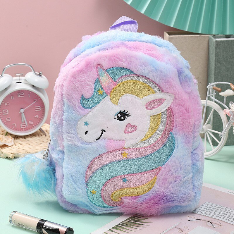 3D Karikatur Tier Einhorn Baby Rucksäcke Kindergarten Schoolbag Kinder Rucksack Kinder Schule Taschen Mädchen Jungen Rucksäcke: bunt