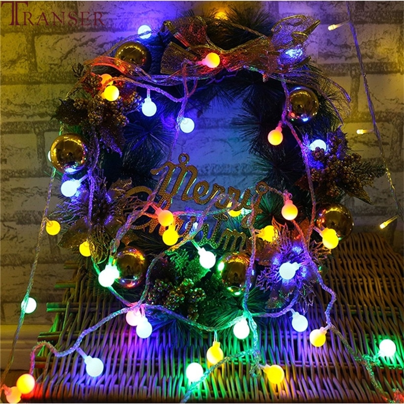 9 kleur US Plug LED Bal Lamp 10M Verlichting Fairy Garden Light String Interieur Kerstbomen Decoratie Gordijn Lampen 907