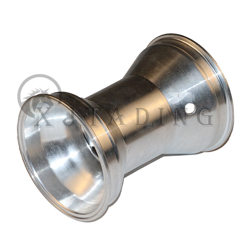 GO KART 5 inch front and rear wheels aluminum alloy rims use 10x3.60-5 tires 10x4.50-5 tires for 3 wheels 4 wheels drift car: 180mm silver