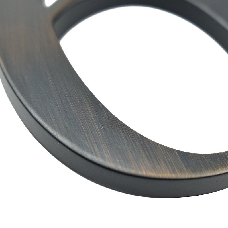 Aged Bronze 101mm House Number House Door Address Number Digits Zinc Alloy Screw Mounted Big Door Address Sign #6