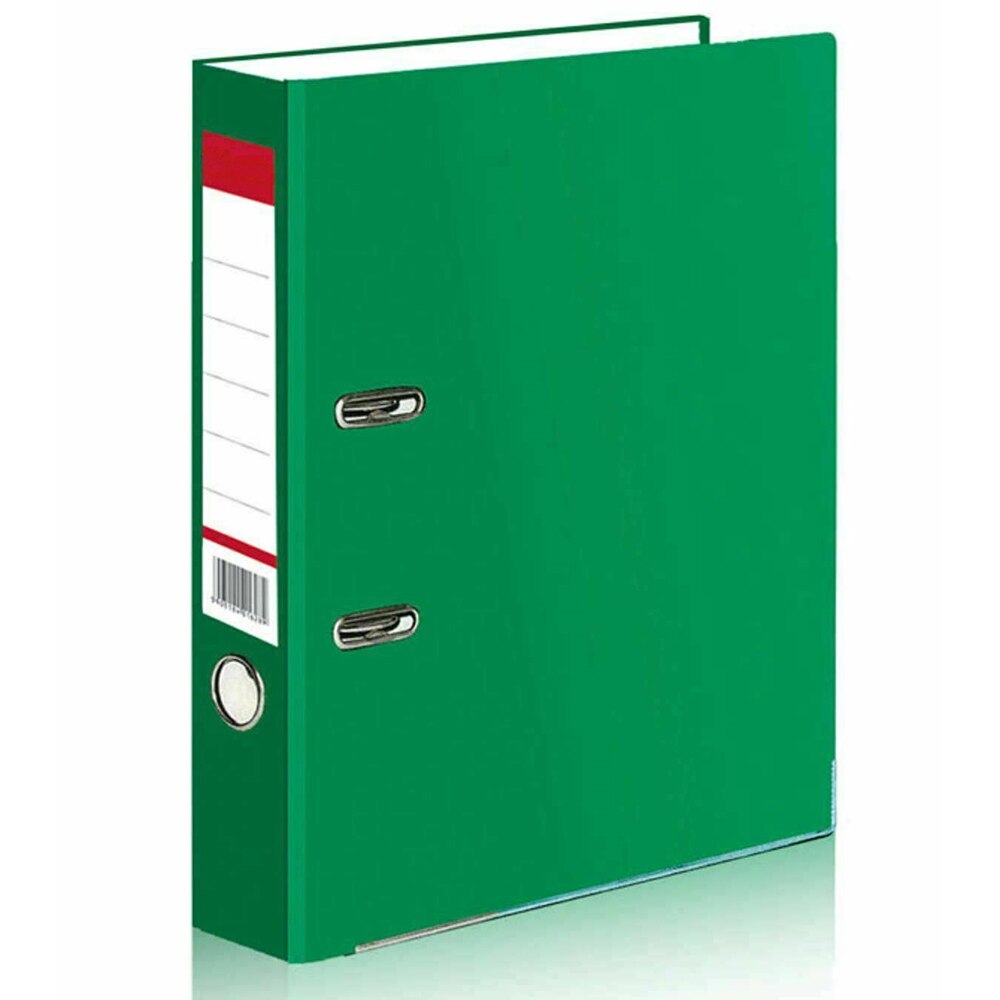 1pcs Documents Holder A4 Large 75mm Lever Arch Files Folder Office Stationery Document Storage: green