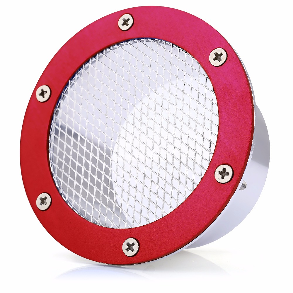 R-EP Air intake Cover Universal Cars Kit Aluminum Air Filter Supercharger Hood Intake Turbocharger Cartridge 76MM/3inch