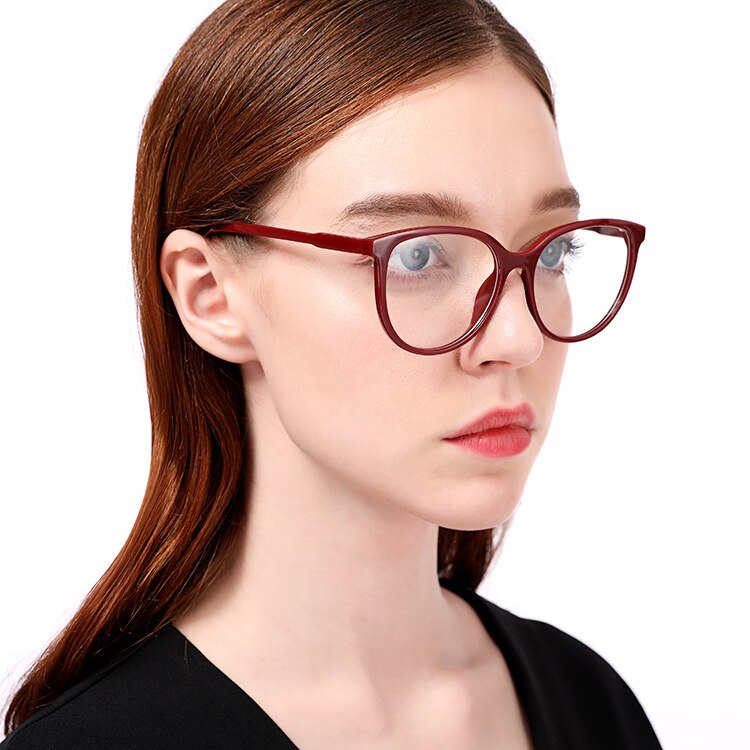 Marc retro stel briller klare briller kvinder gennemsigtige oversized optiske katte briller stel brille mænd 95157