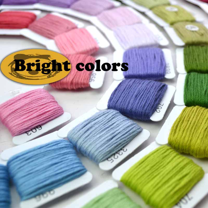 Kits de hilos de bordado de algodón para principiantes, 36/50/72/108 colores, tabla para bordar, accesorios de herramientas de costura