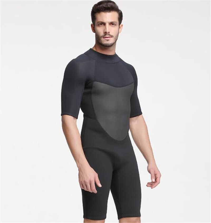 Sbart Men's 2mm Short Sleeve Wetsuit - Warm Neoprene for Surfing, Diving, Swimming, Snorkeling