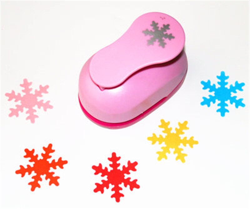 Poinçon pour scrapbooking, grand cercle de 2 pouces et 5cm, artisanat perforateur pour bricolage,: snowflake punch