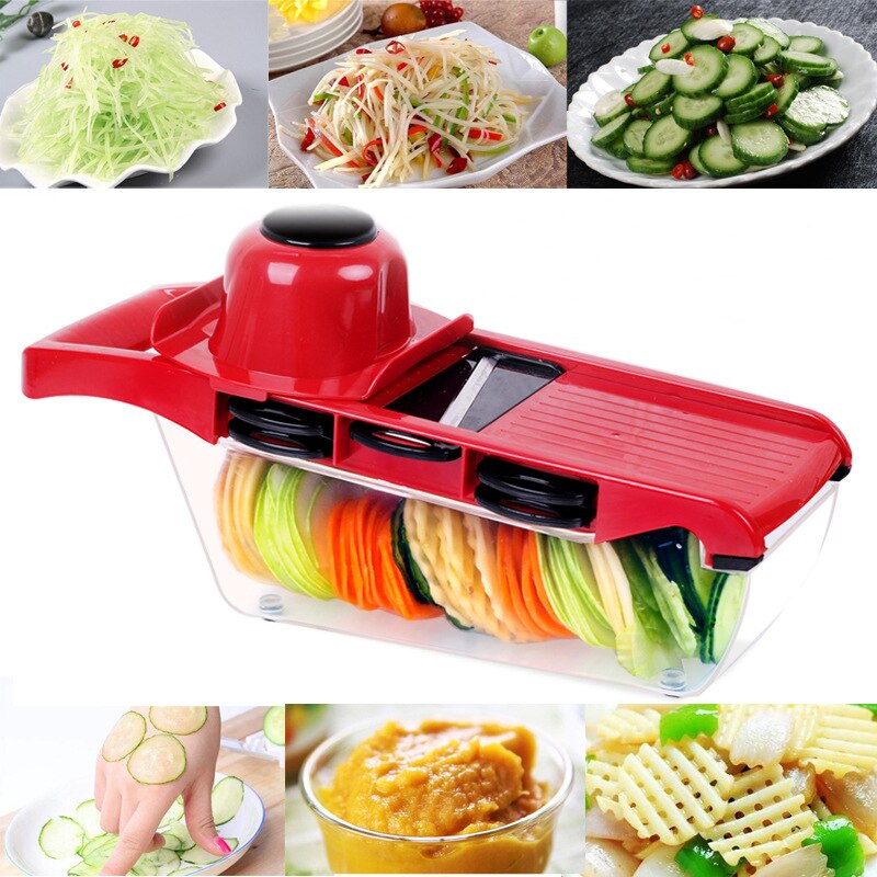 Vegetable Cutter Mandoline Slicer Kitchen Accessories Fruit Cutter Potato Peeler Carrot Cheese Grater Vegetable Slicer