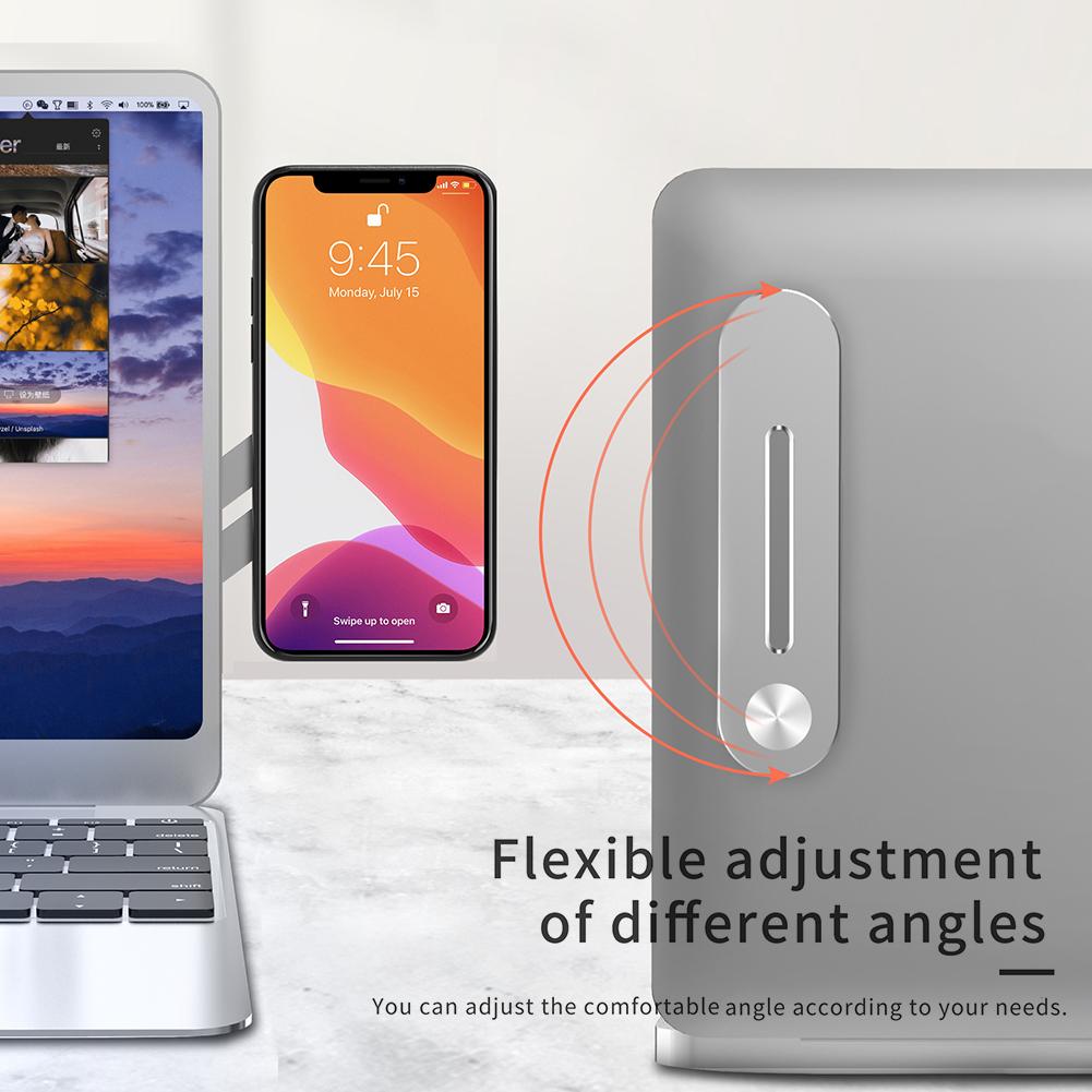 Side Mount Clip For Dual Monitor Side Mount Phone Bracket Connects Holder Screen Side Phone Clip Stand For Multi Screen Support