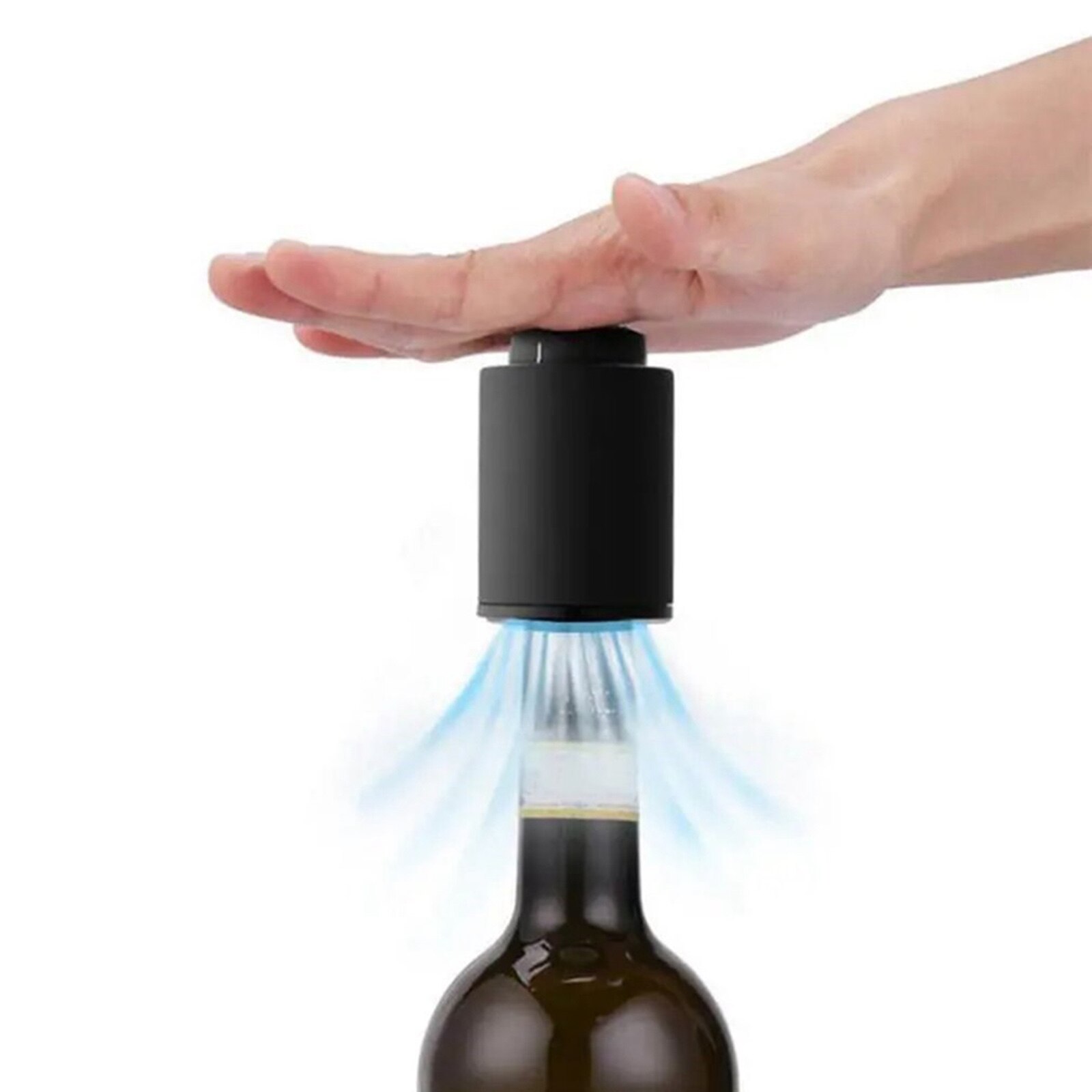 Push Style Reusable Wine Bottle Stopper Vacuum with Time Scale Record for Wine Lovers,Bar Tools,Widely Used