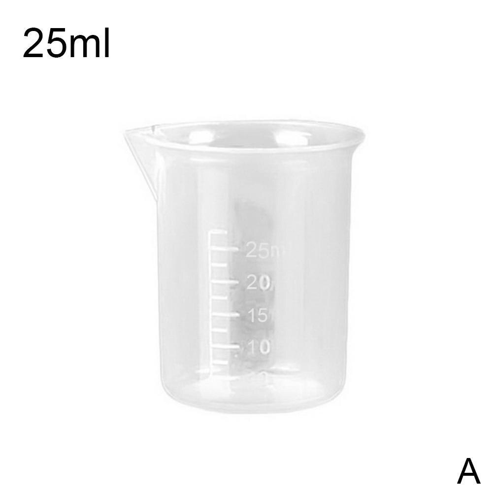 Kitchen Baking Measuring Cup Milk Liquid Flour Graduated Measure Jug Anti Leak Plastic Pour Water Beer Pitcher Kitchen Accessory: 25ml