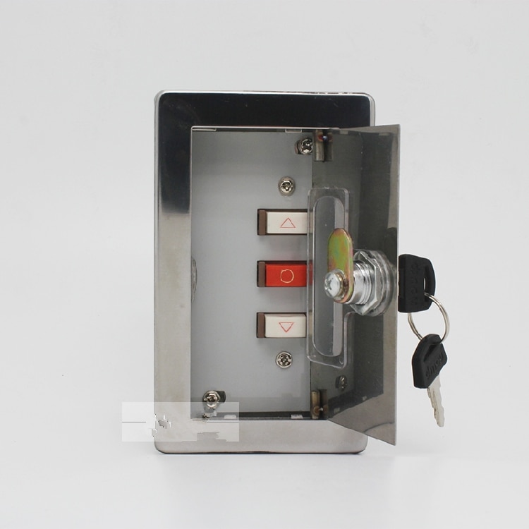 Portåbner elektrisk rulleluk garageport nøgle exit knap switch box
