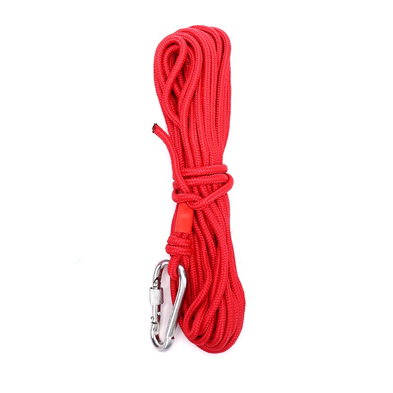 10M Red Fishing Magnets Rope Strong Search Magnets Fishing Pot Fishing Magnet Rope