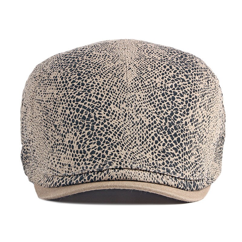 Klassieke Python Krantenverkoper Caps Heren Mode Wilde Baret Hoed Driver Gorras Planas Platte Cap Retro Hip Hop Piekte Hoeden Voor vrouwen Boinas