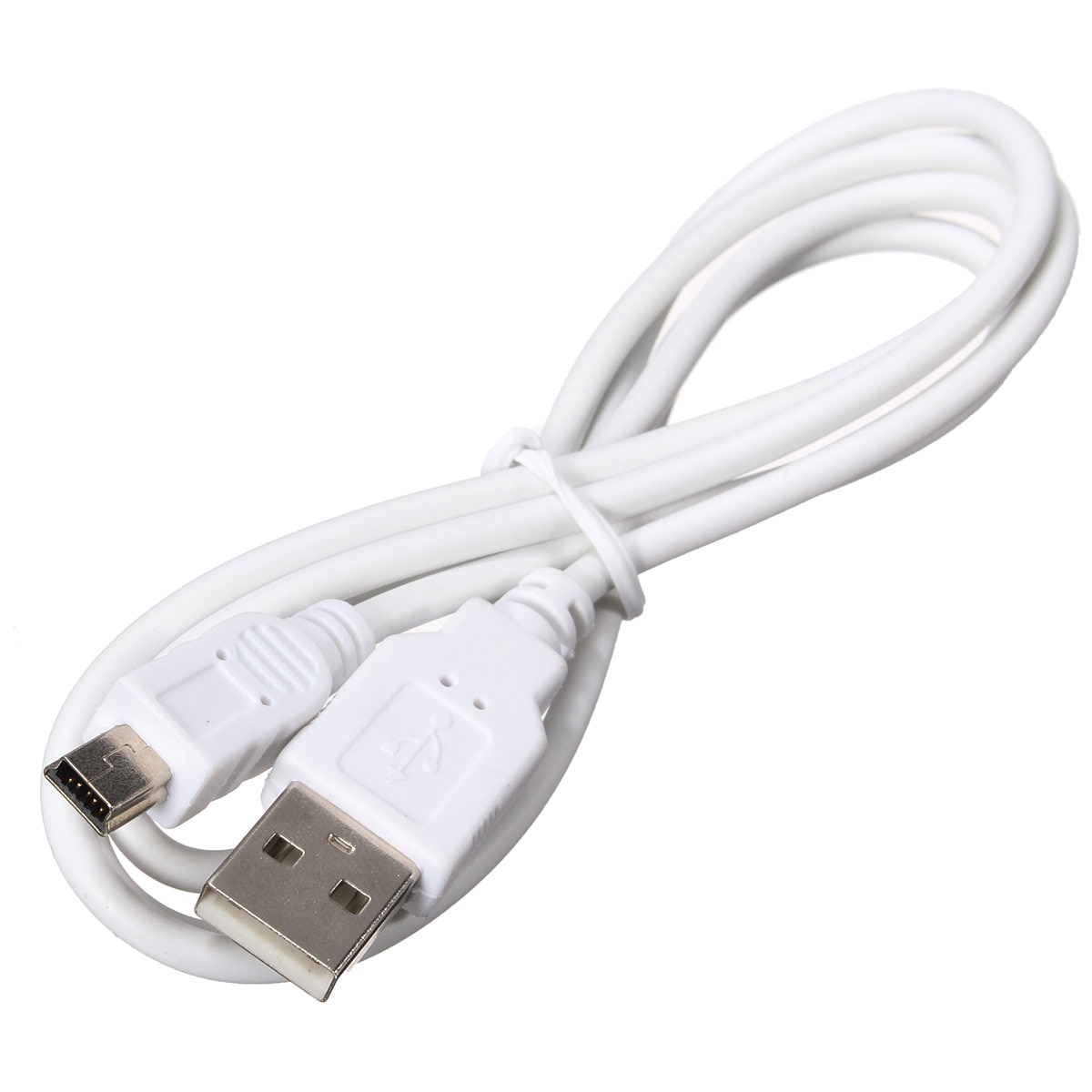 CLAITE 1 m MiNi USB naar USB 2.0 Data Sync Charge Kabel voor MP3 MP4 MP5 GPS Camera Mobiele telefoon Kabel Wit