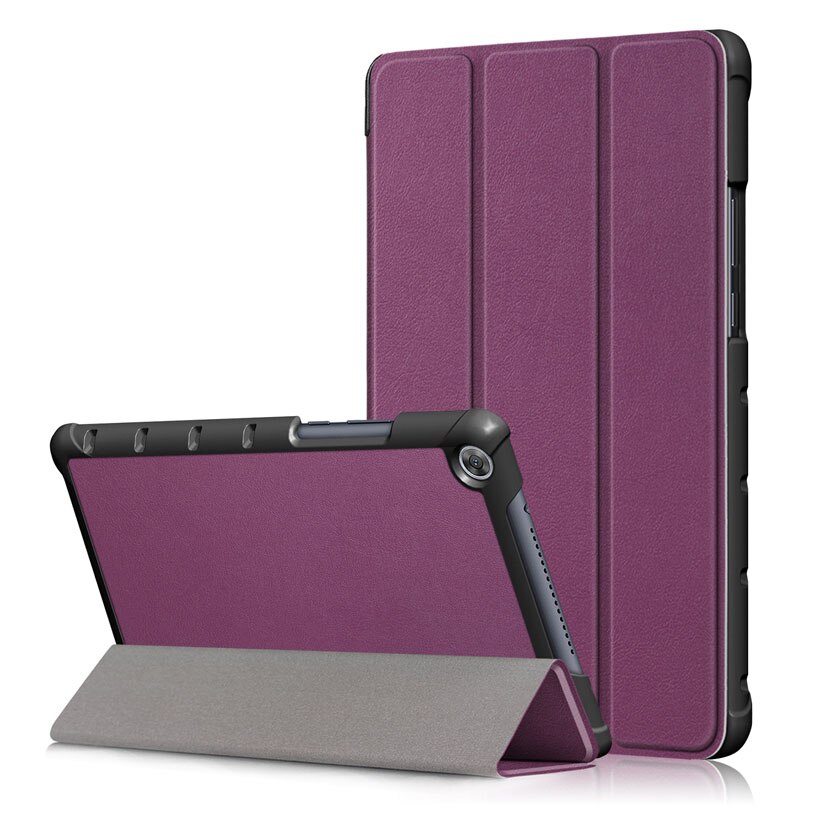 Funda magnética para HUAWEI Mediapad M5 lite 8,0 JDN2-W09, Funda de cuero PU con soporte para Huawei Mediapad m5 lite 8, JDN2-AL00: Purple