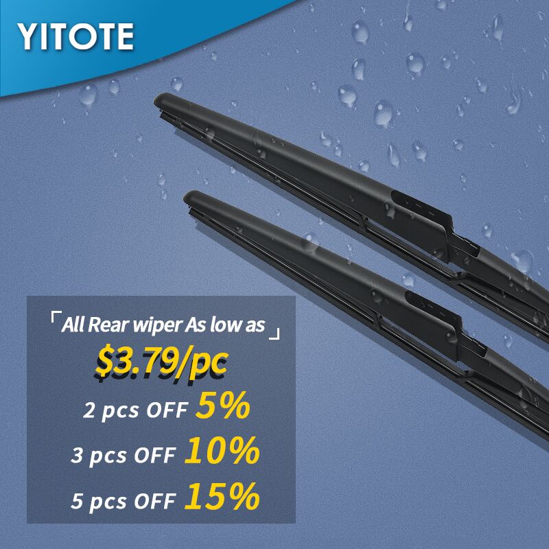 YITOTE Rear Wiper Blade for Hyundai i20