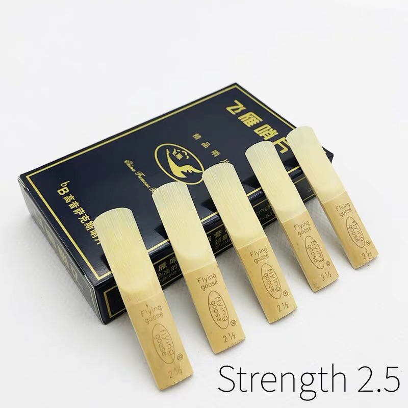 10 Meer Stuks Bb Sopraan Sax Rieten Shangh Flyinggoose Sterkte 2.0/2.5/3.0 Voor Optie Klassieke/Populaire: Strength 2.5