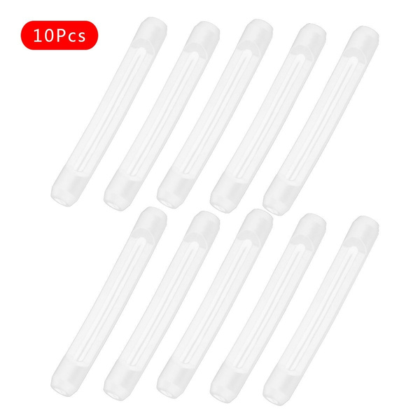 5 Paar rutschfeste Silikon-Brillen-OhrbüGel, rutschfest, elastisch, Komfort-Brillenhalter für Brillen, Sonnenbrillen, Lesebrillen: Weiß