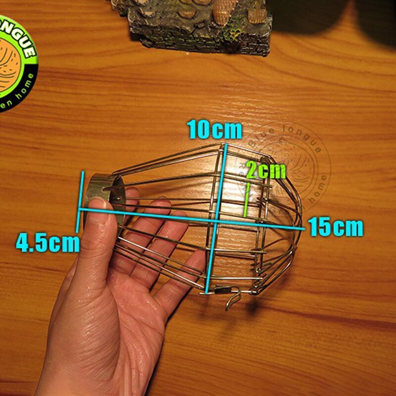 Newst Lampshade Heating sun lamp anti-scalding net chicks ducks quail heating lamp anti-scalding protective cover Iron Wire Cage