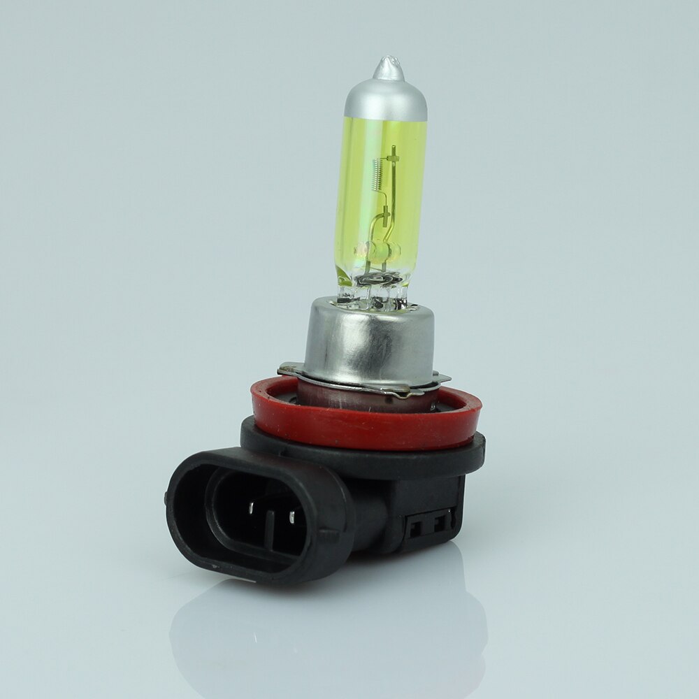 2 x H11 PGJ19-2 12V 3000K 55W Golden Yellow Auto Car HOD Halogen Bulbs Xenon Lamps Ultra Upgrade