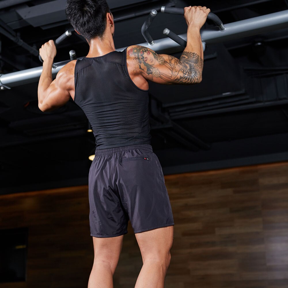 RION-Chaleco de ciclismo para hombre, camiseta sin mangas de malla transpirable de secado rápido, ropa interior de entrenamiento para gimnasio y Fitness