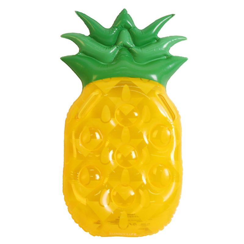 Inflatable Pool Float Pineapple Sun Summer Beach Party Lounge Raft for Kid Adult Inflatable Pool Float