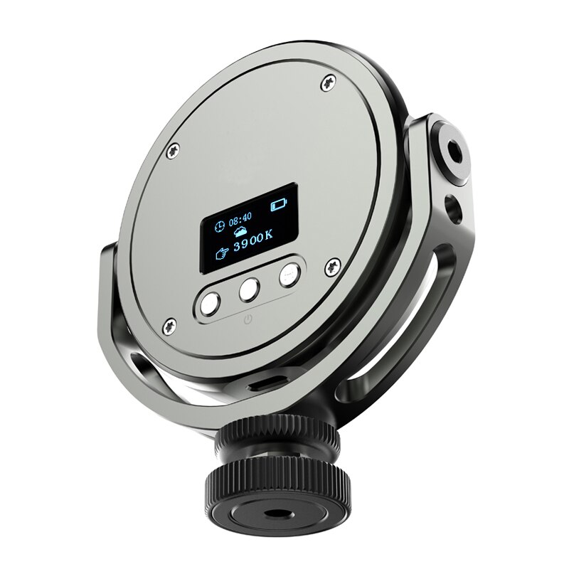 FOTOBETTER Regolabile HA CONDOTTO LA Luce Video Rotondo RGB Full Color Luce di Riempimento Fotografia di Illuminazione con Estendere Braccio Magico