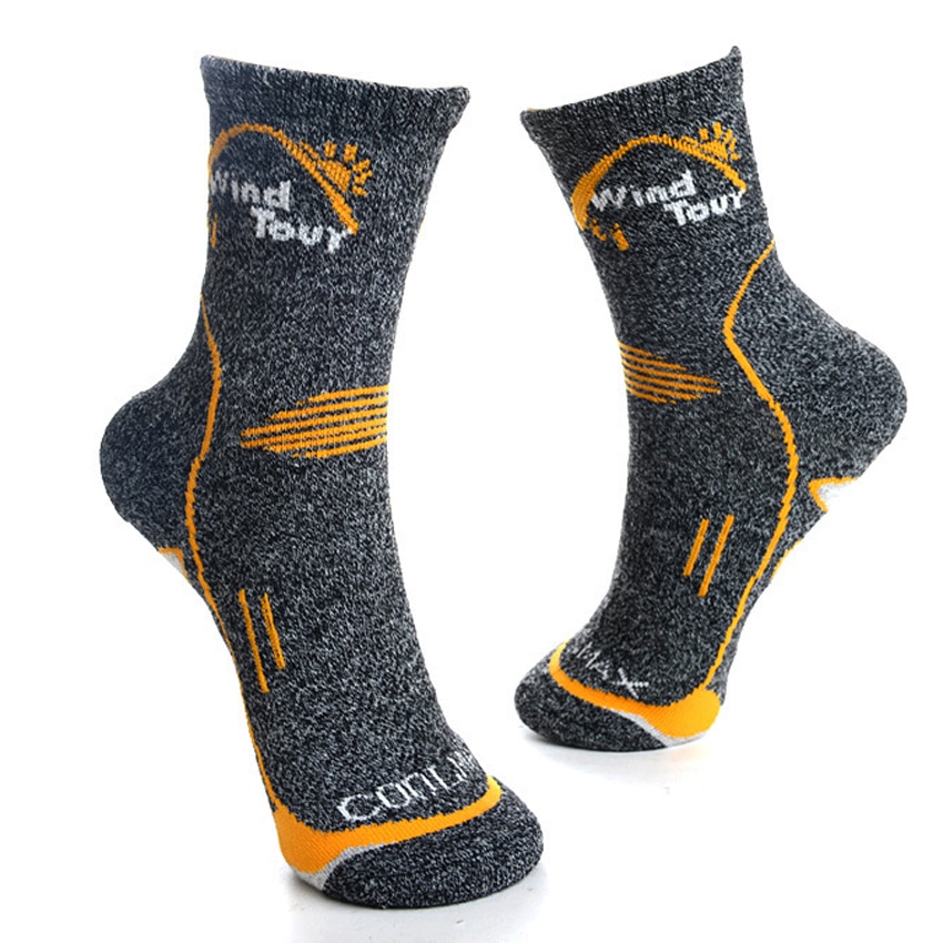 Men's Winter Warm CoolMax Socks Outdoor Sports Thermal Breathable Cycling Hiking Climbing Skiing Camping Women's Stocking VK012